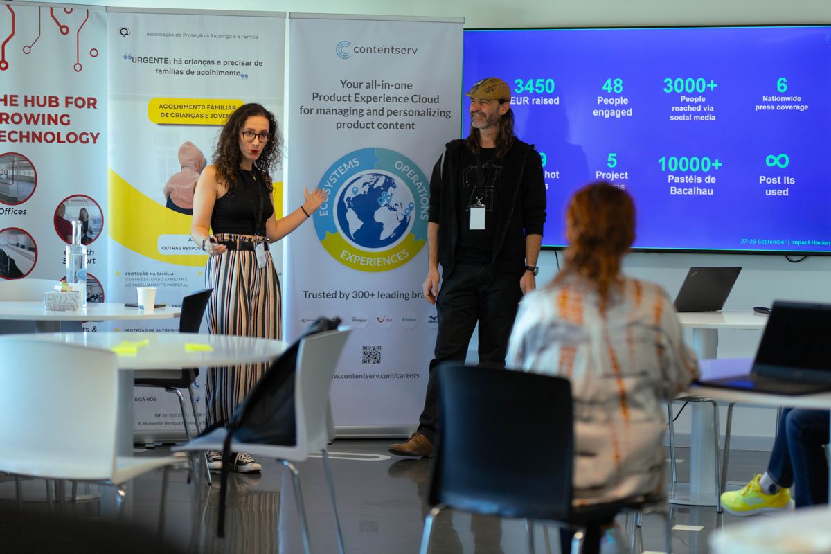 Presenting the hackathon's results
